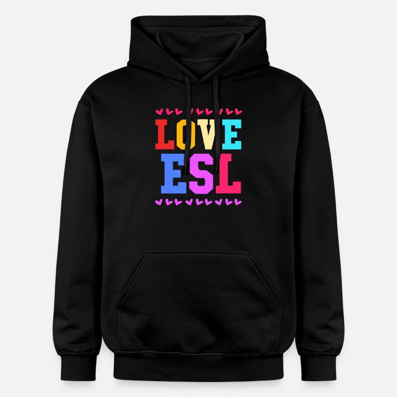 Professeur d’anglais Professeur d’anglais - Sweat à capuche Softstyle® Gildan Unisexe - noir