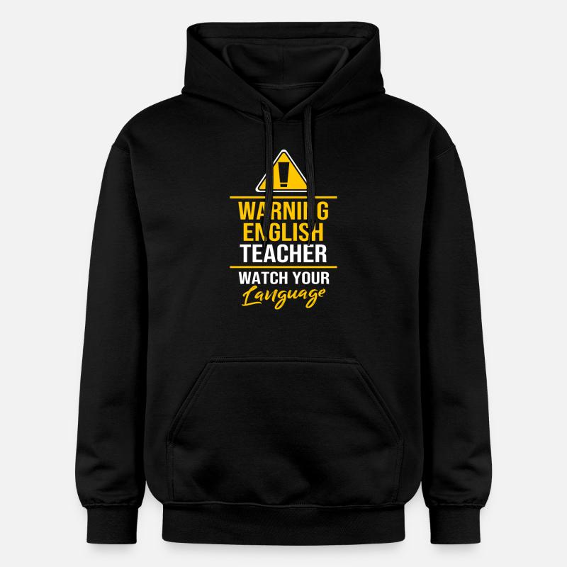 Professeur d’anglais Professeur d’anglais - Sweat à capuche Softstyle® Gildan Unisexe - noir
