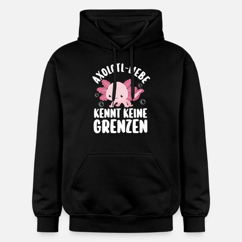 Axolotl - Sweat à capuche Softstyle® Gildan Unisexe - noir