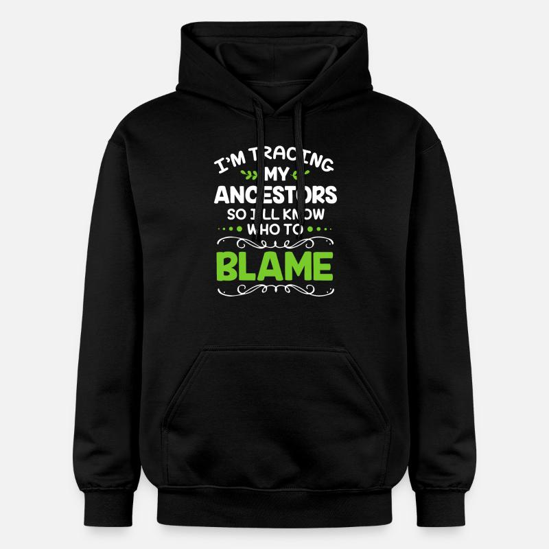Généalogie de l’arbre généalogique - Sweat à capuche Softstyle® Gildan Unisexe - noir