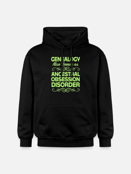 Stammbaum Genealogie - Gildan Unisex Softstyle® Midweight Hoodie - Schwarz