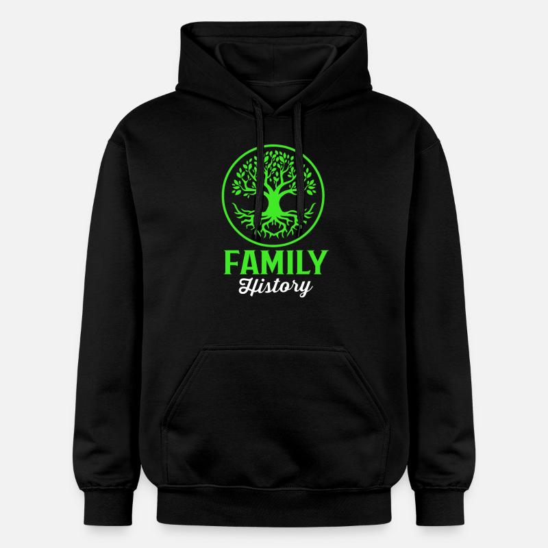 Généalogie de l’arbre généalogique - Sweat à capuche Softstyle® Gildan Unisexe - noir