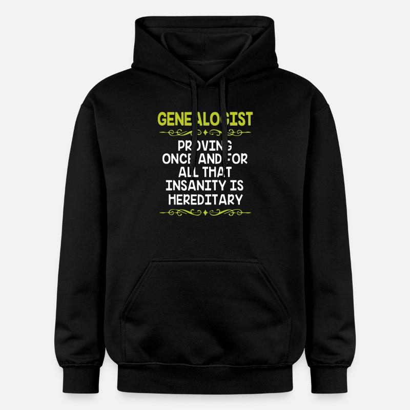 Généalogie de l’arbre généalogique - Sweat à capuche Softstyle® Gildan Unisexe - noir