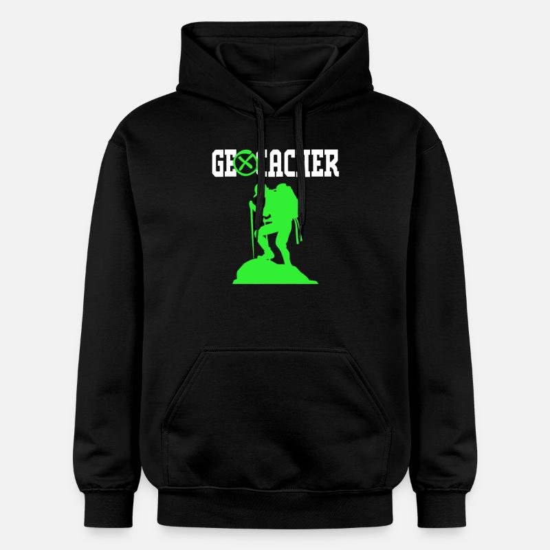 Géocaching Géocache Géocacher - Sweat à capuche Softstyle® Gildan Unisexe - noir