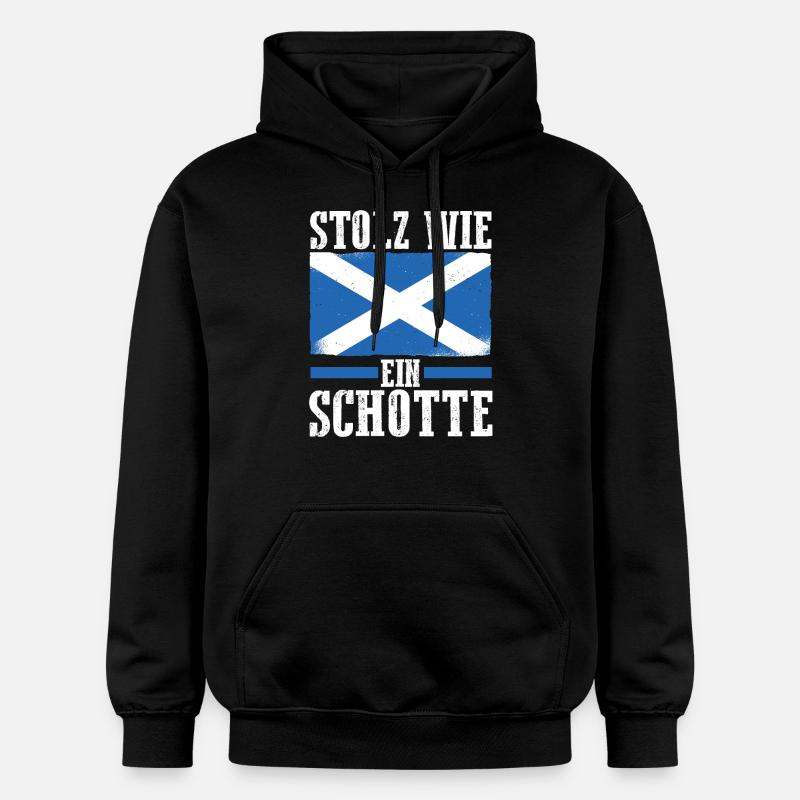 Ecossais Ecosse Ecosse Ecosse - Sweat à capuche Softstyle® Gildan Unisexe - noir