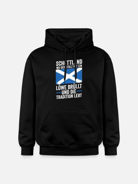 Scots Scottish Scotland - Gildan Unisex Softstyle® Midweight Hoodie - black