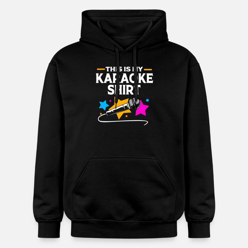 Karaoké - Sweat à capuche Softstyle® Gildan Unisexe - noir