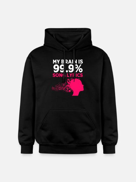 Karaoke - Gildan Unisex Softstyle® Midweight Hoodie - black