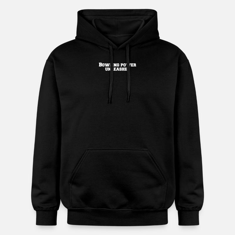 Bowling - Bowling power unleashed - Gildan Unisex Softstyle® Midweight Hoodie - black