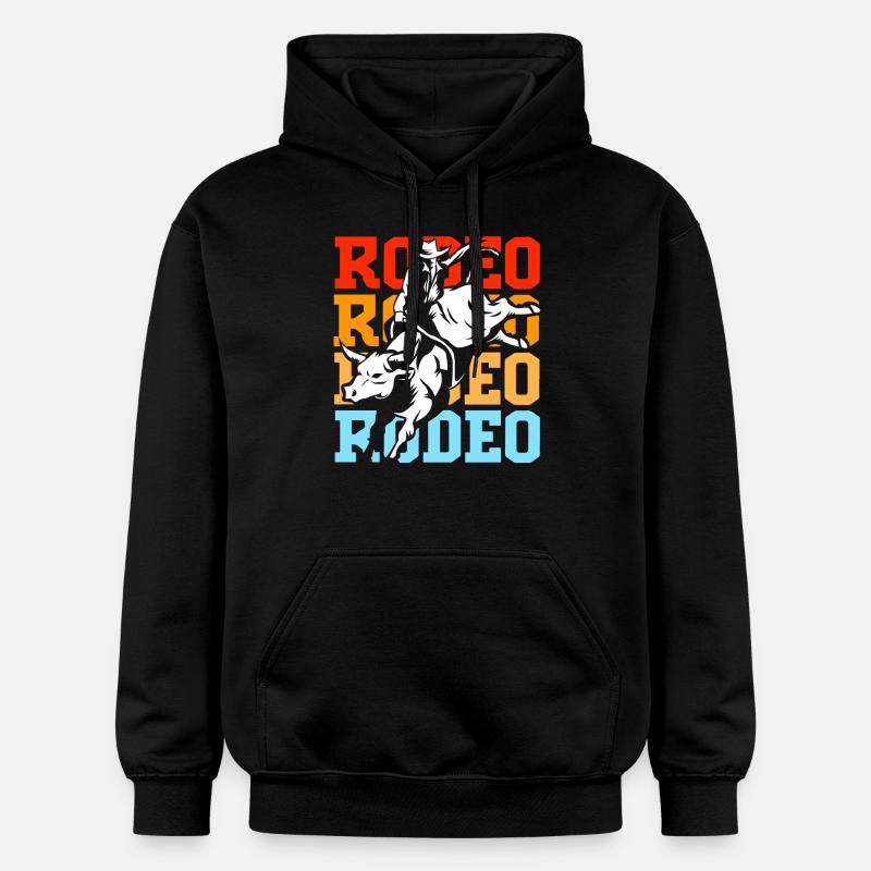 Rodéo - Sweat à capuche Softstyle® Gildan Unisexe - noir