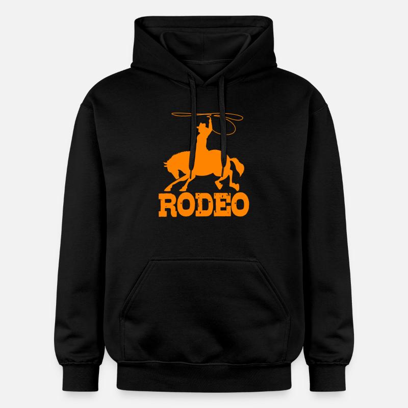 Rodéo - Sweat à capuche Softstyle® Gildan Unisexe - noir