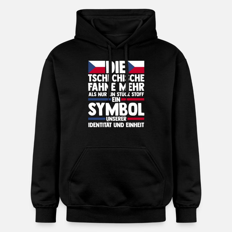 Tchèques République tchèque - Sweat à capuche Softstyle® Gildan Unisexe - noir