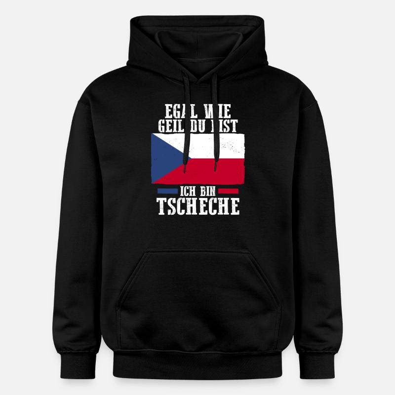 Tchèques République tchèque - Sweat à capuche Softstyle® Gildan Unisexe - noir