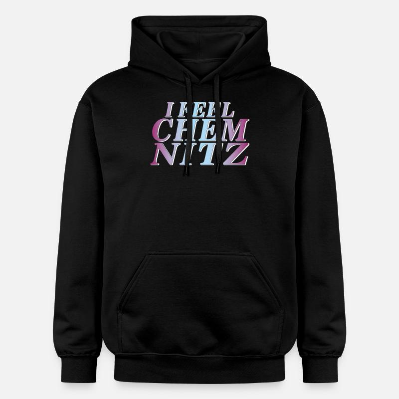 JE ME SENS CHEMNITZ - Sweat à capuche Softstyle® Gildan Unisexe - noir