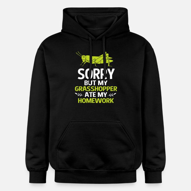 Sauterelle sauterelle - Sweat à capuche Softstyle® Gildan Unisexe - noir
