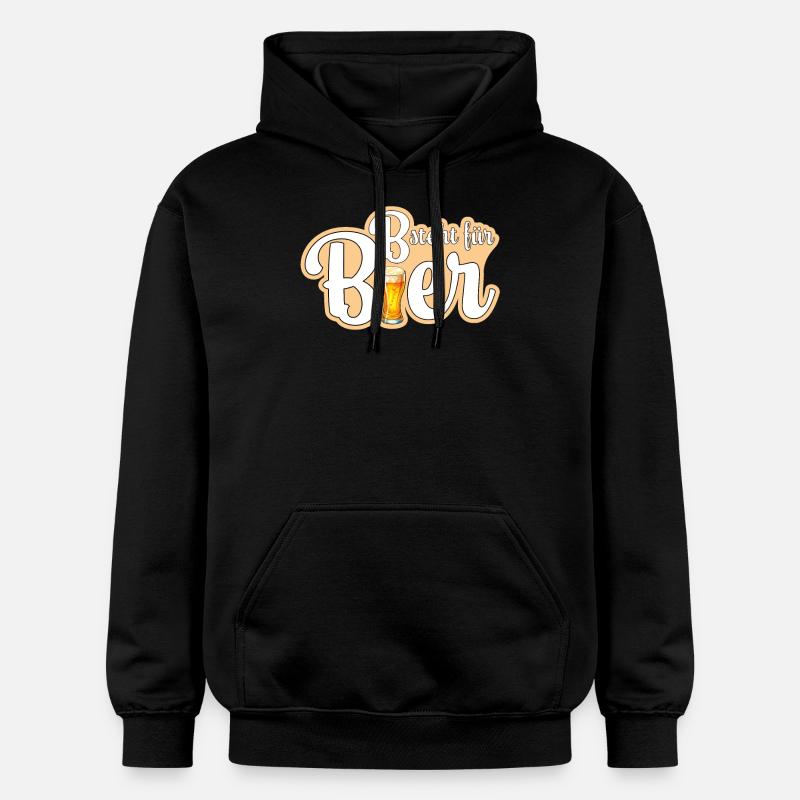 B comme bière - Sweat à capuche Softstyle® Gildan Unisexe - noir