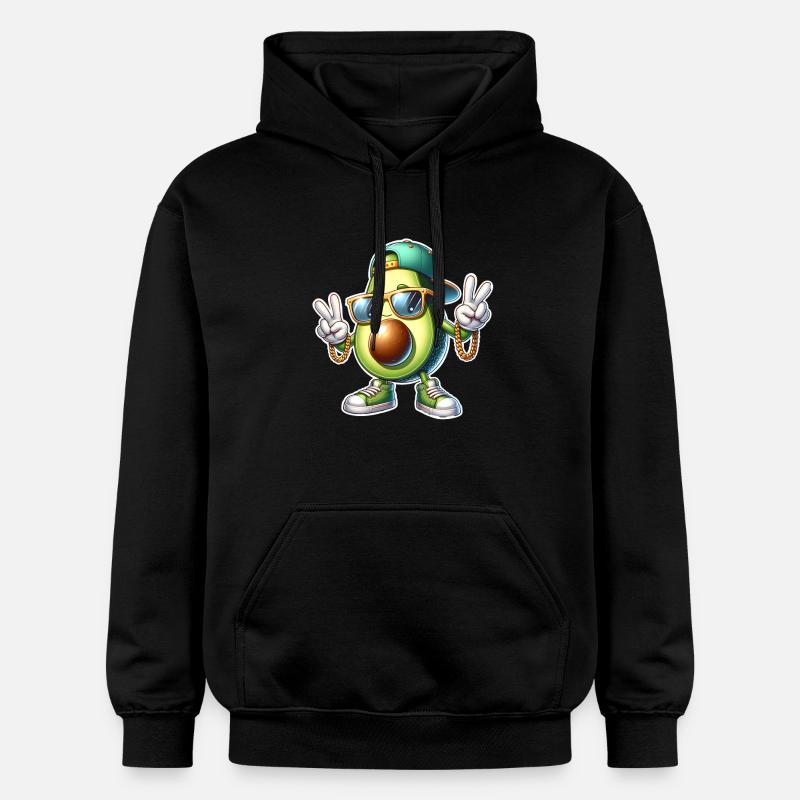 Avocat Paix - Sweat à capuche Softstyle® Gildan Unisexe - noir