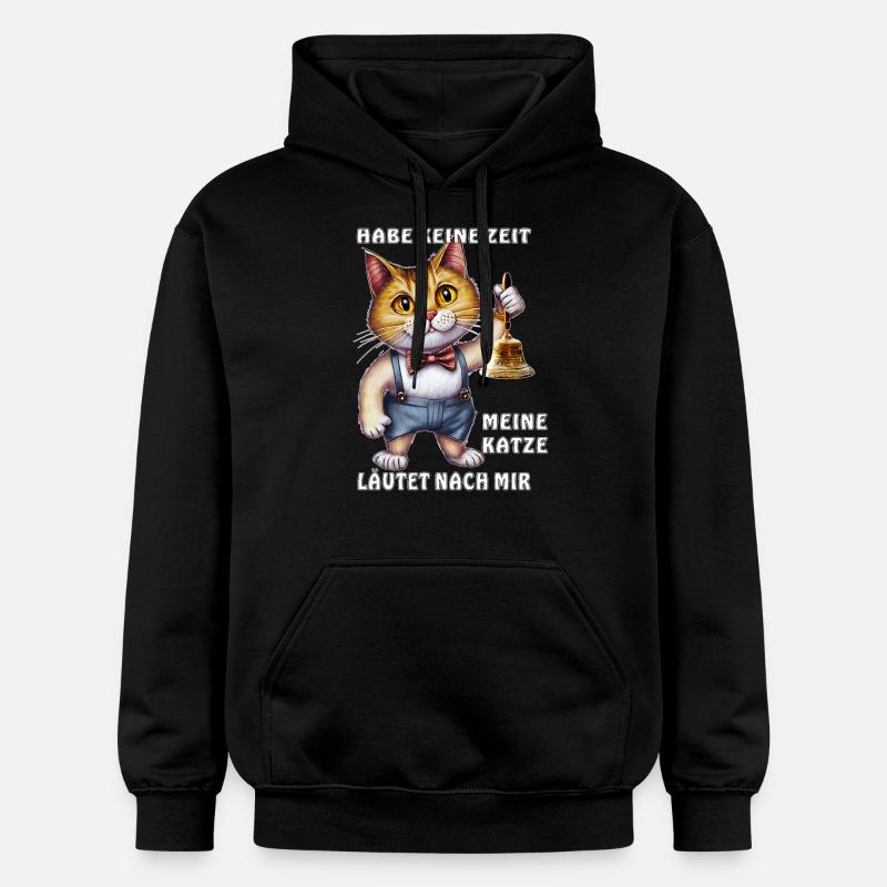 MON CHAT SONNE POUR MOI - Sweat à capuche Softstyle® Gildan Unisexe - noir
