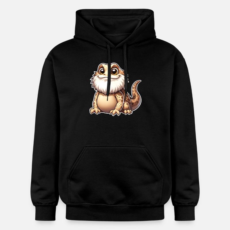 Dragons barbus - Sweat à capuche Softstyle® Gildan Unisexe - noir