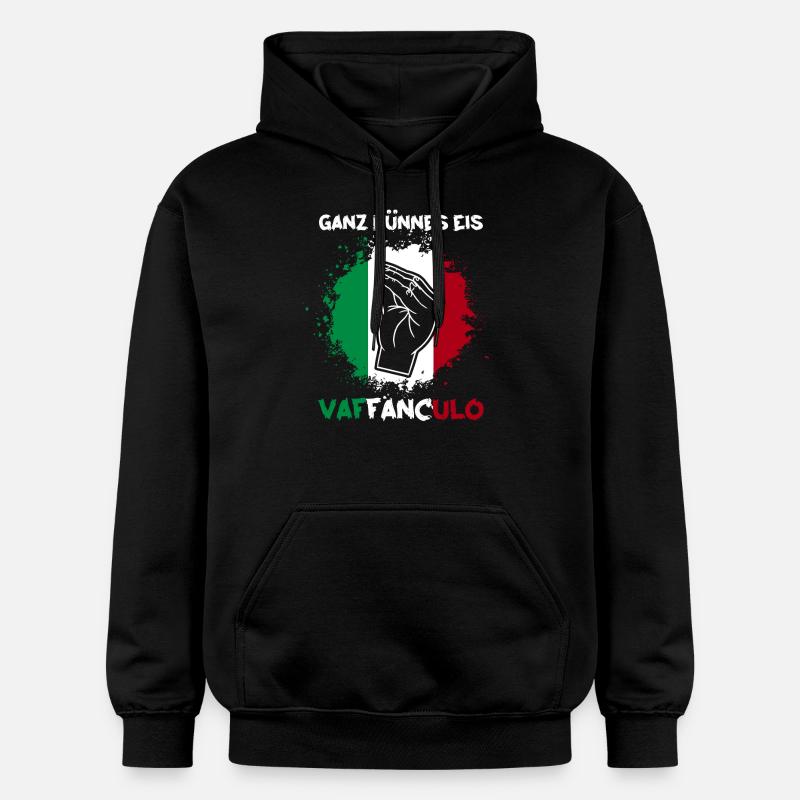 Italie Italien Vaffanculo - Sweat à capuche Softstyle® Gildan Unisexe - noir