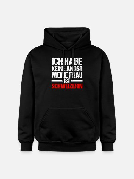 Schweizer Schweiz - Gildan Unisex Softstyle® Midweight Hoodie - Schwarz