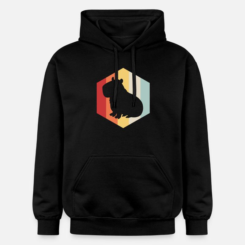 Capybara - Sweat à capuche Softstyle® Gildan Unisexe - noir
