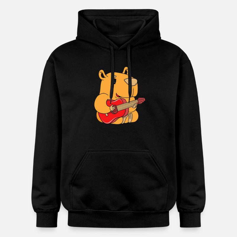 Capybara - Sweat à capuche Softstyle® Gildan Unisexe - noir
