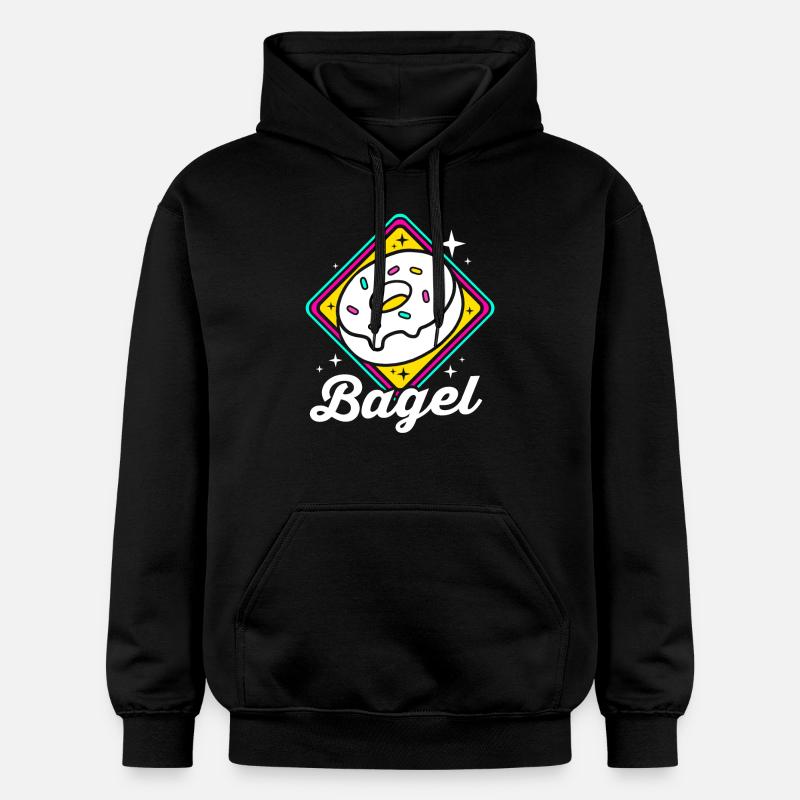 Bagel Bagels - Sweat à capuche Softstyle® Gildan Unisexe - noir