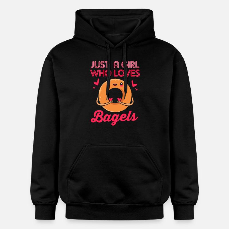 Bagel Bagels - Sweat à capuche Softstyle® Gildan Unisexe - noir