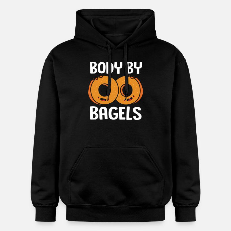 Bagel Bagels - Sweat à capuche Softstyle® Gildan Unisexe - noir
