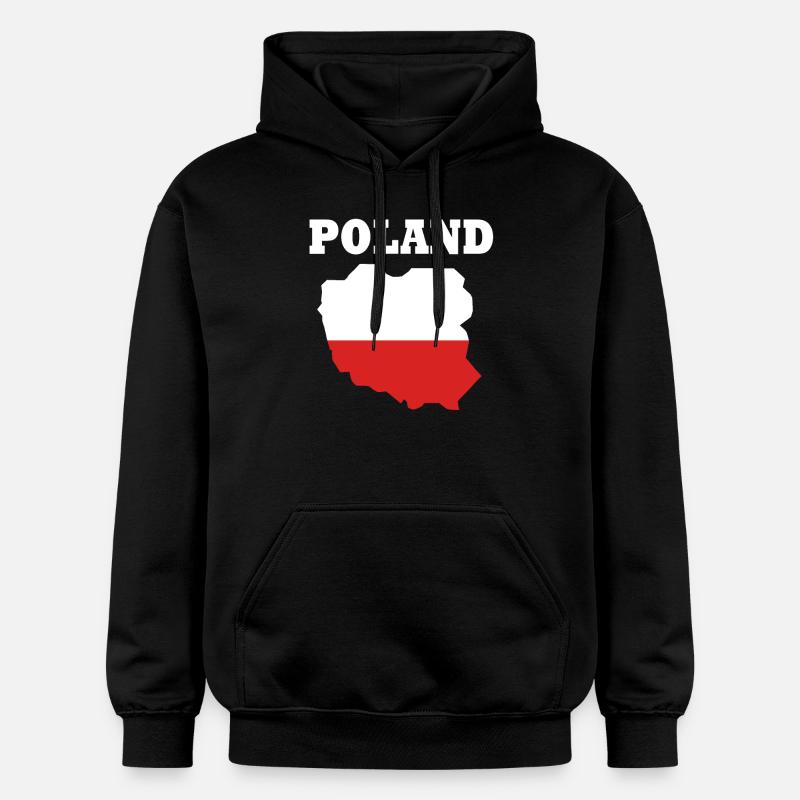 Pologne Polonais - Sweat à capuche Softstyle® Gildan Unisexe - noir