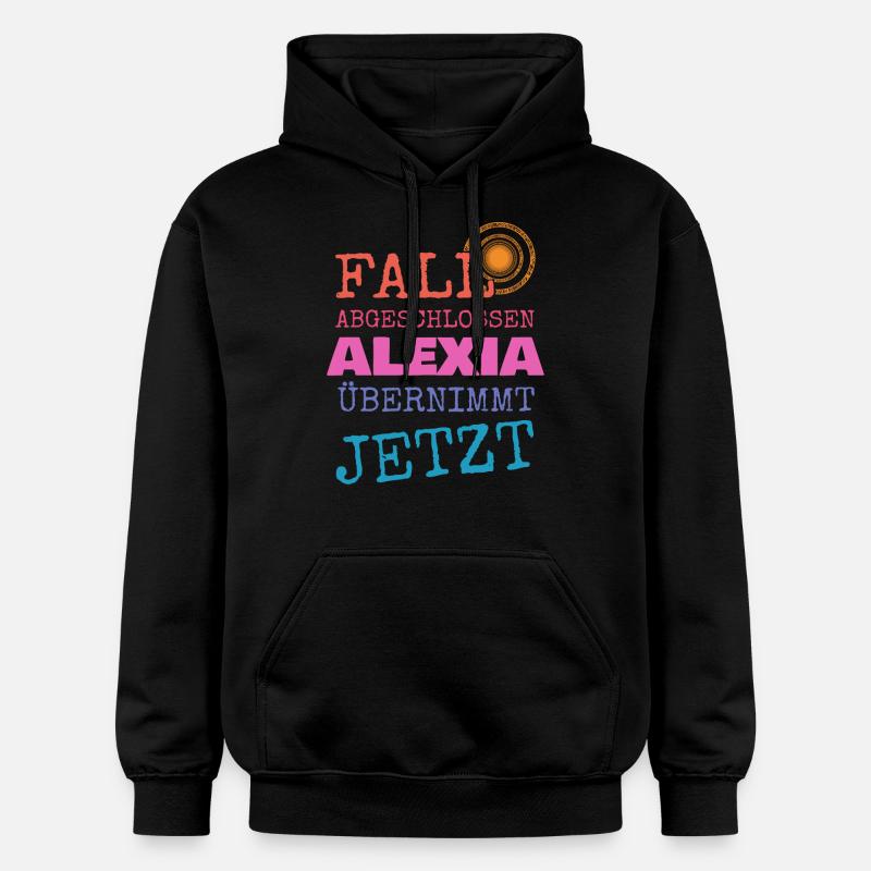 Prénom Alexia - Sweat à capuche Softstyle® Gildan Unisexe - noir