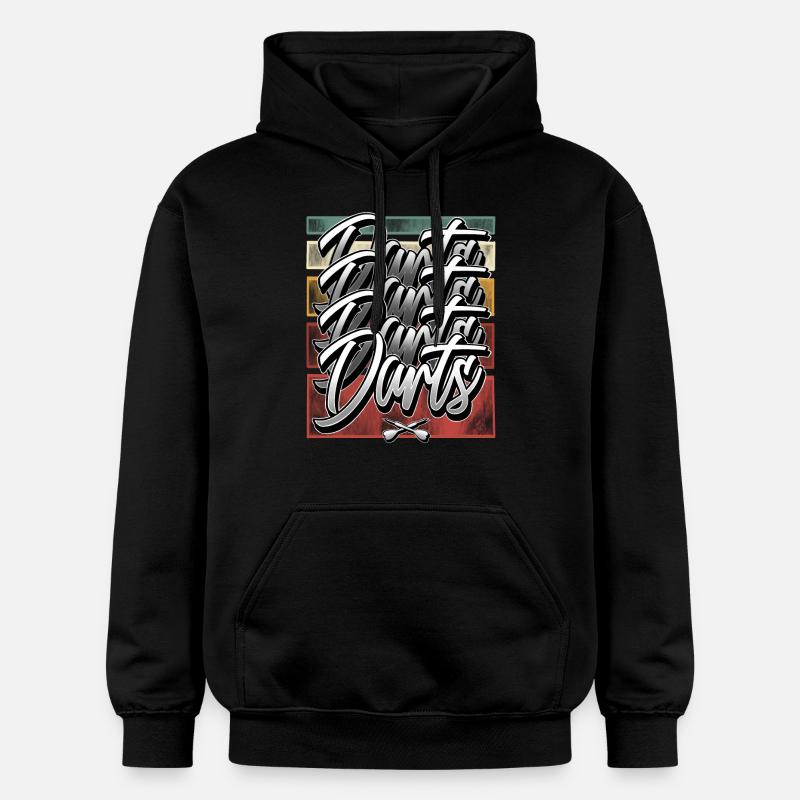fléchettes - Sweat à capuche Softstyle® Gildan Unisexe - noir