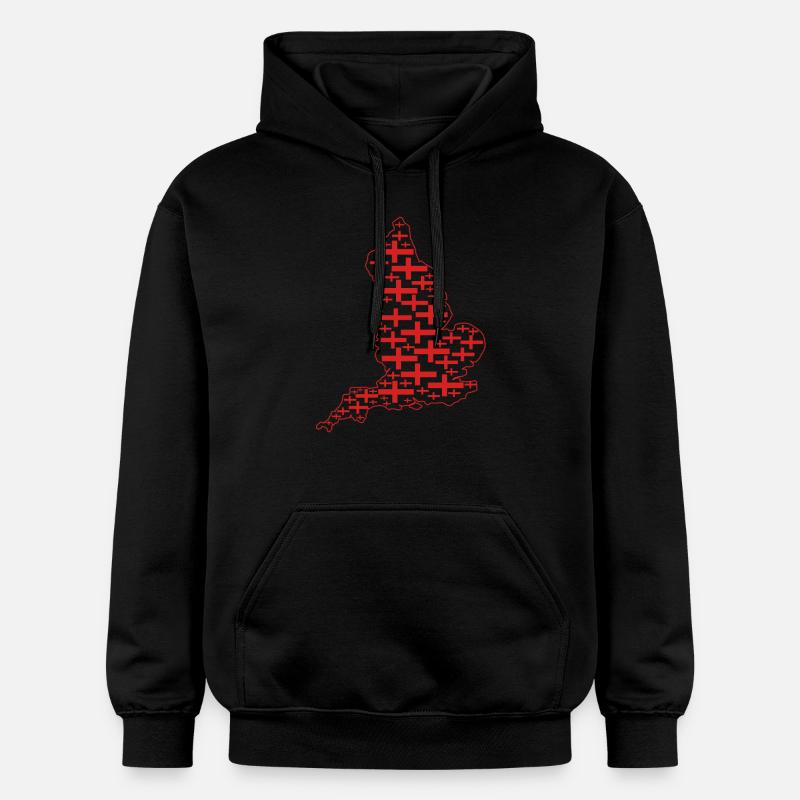 Angleterre - Sweat à capuche Softstyle® Gildan Unisexe - noir