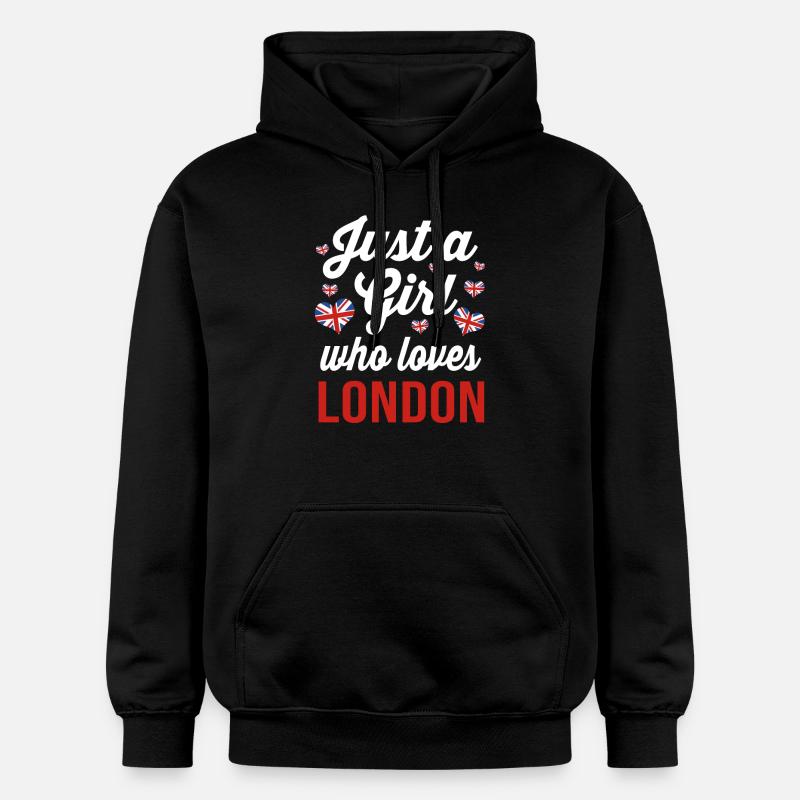 Angleterre - Sweat à capuche Softstyle® Gildan Unisexe - noir