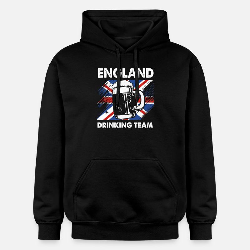 Angleterre Anglais - Sweat à capuche Softstyle® Gildan Unisexe - noir