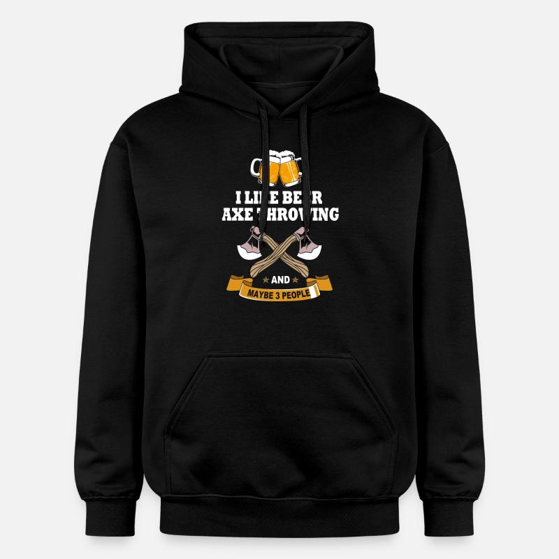 Lancer de hache - Sweat à capuche Softstyle® Gildan Unisexe - noir