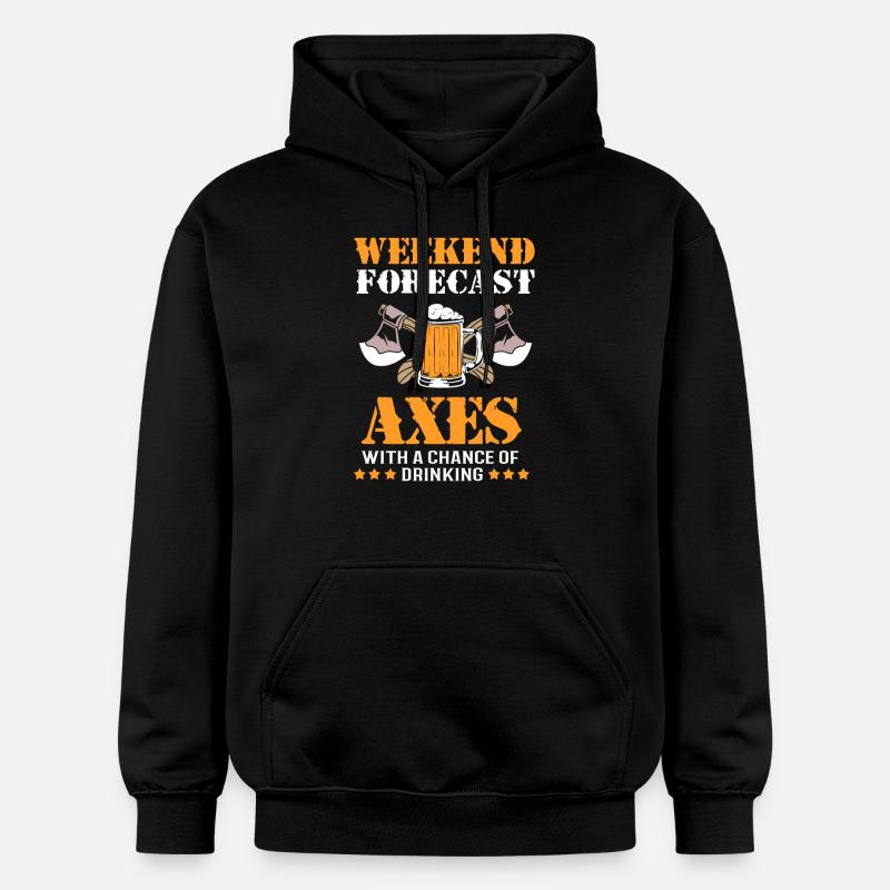 Lancer de hache - Sweat à capuche Softstyle® Gildan Unisexe - noir