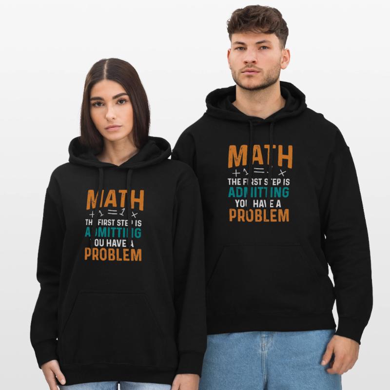 Math First Step is Admitting You Have a Problem Gildan Unisex Softstyle® Midweight Hoodie