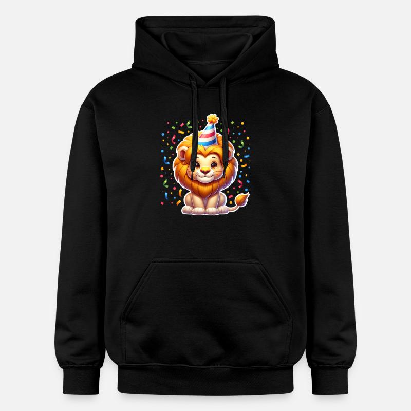 Anniversaire Leo - Sweat à capuche Softstyle® Gildan Unisexe - noir