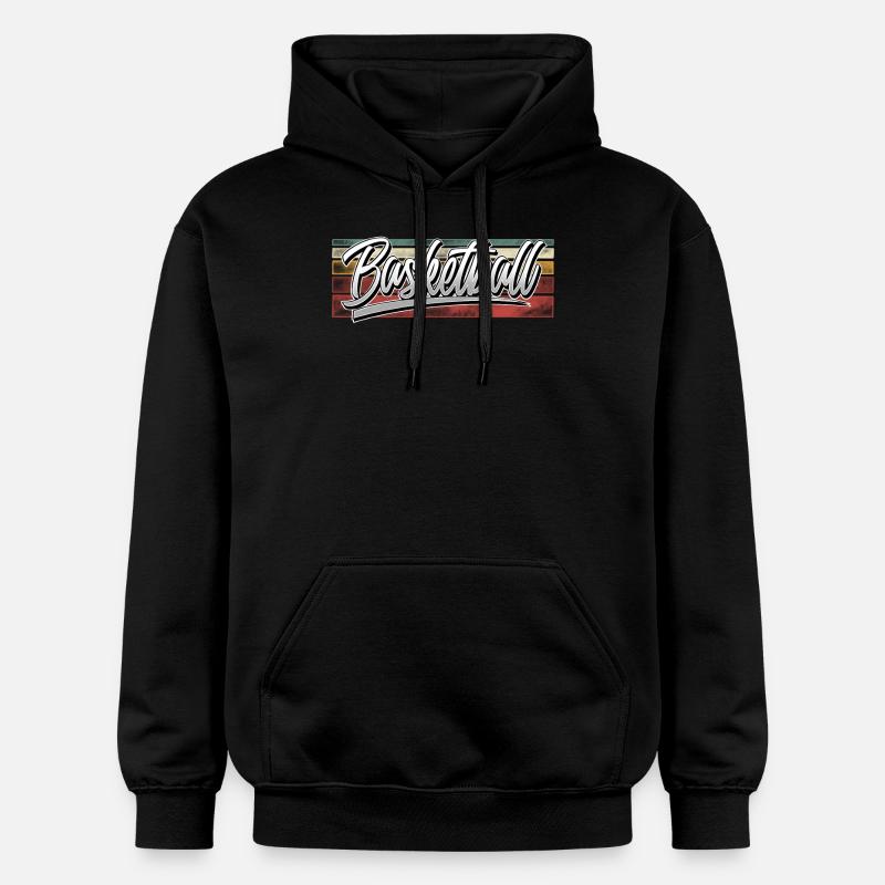 Basket-ball - Sweat à capuche Softstyle® Gildan Unisexe - noir
