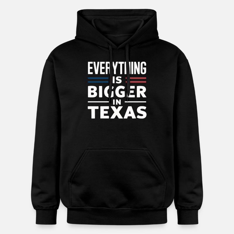 État du Texas Texans Texas - Sweat à capuche Softstyle® Gildan Unisexe - noir