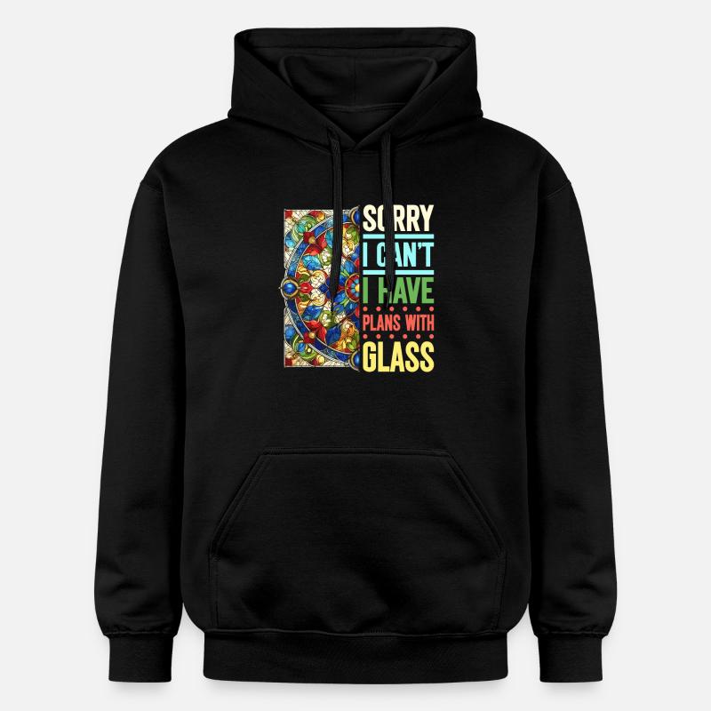 Vitrail artiste Vitrail Art - Sweat à capuche Softstyle® Gildan Unisexe - noir