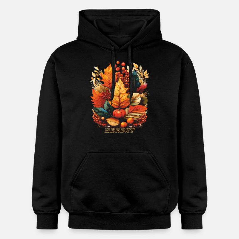 AUTOMNE - Sweat à capuche Softstyle® Gildan Unisexe - noir