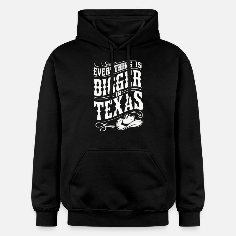 État du Texas Texans Texas - Sweat à capuche Softstyle® Gildan Unisexe - noir