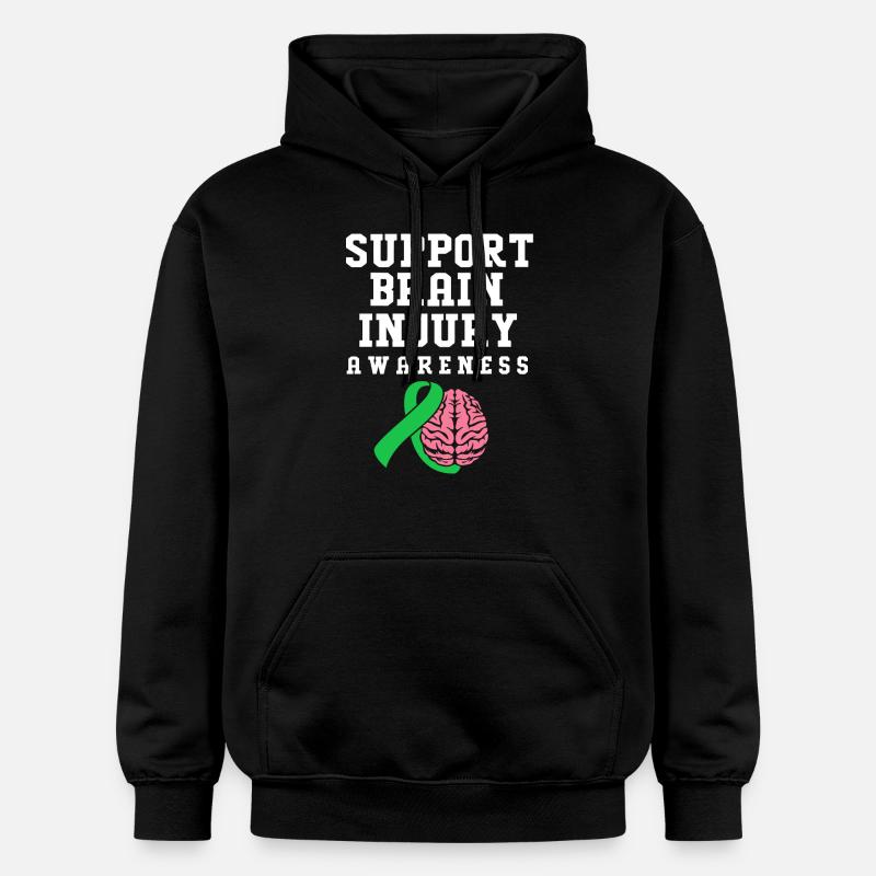 Traumatisme crânien - Sweat à capuche Softstyle® Gildan Unisexe - noir
