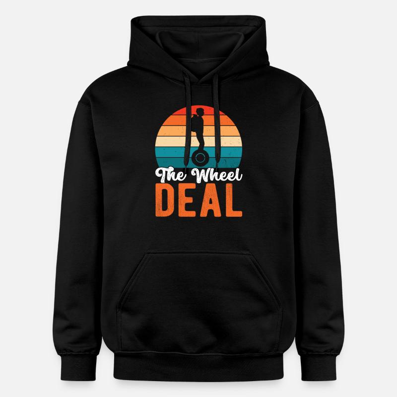 EUC Monowheel - Gildan Unisex Softstyle® Midweight Hoodie - black