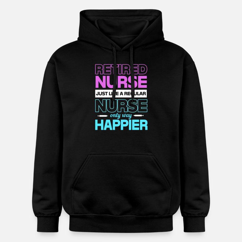Pension d’infirmière - Sweat à capuche Softstyle® Gildan Unisexe - noir