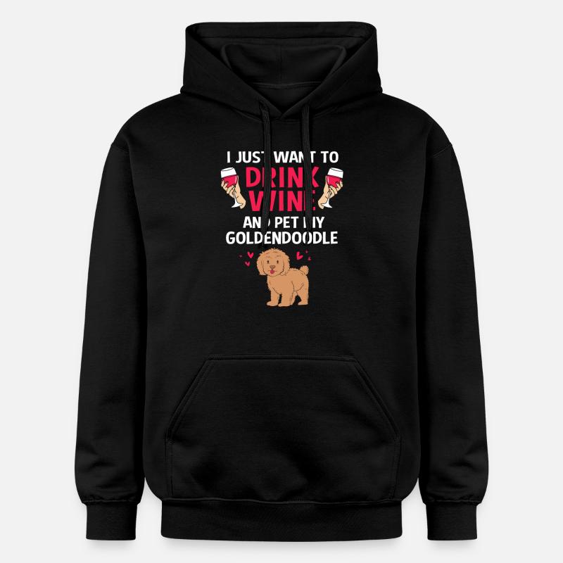 Goldendoodle - Sweat à capuche Softstyle® Gildan Unisexe - noir