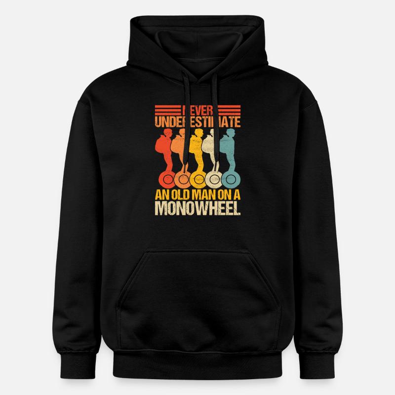 EUC Monoroue - Sweat à capuche Softstyle® Gildan Unisexe - noir